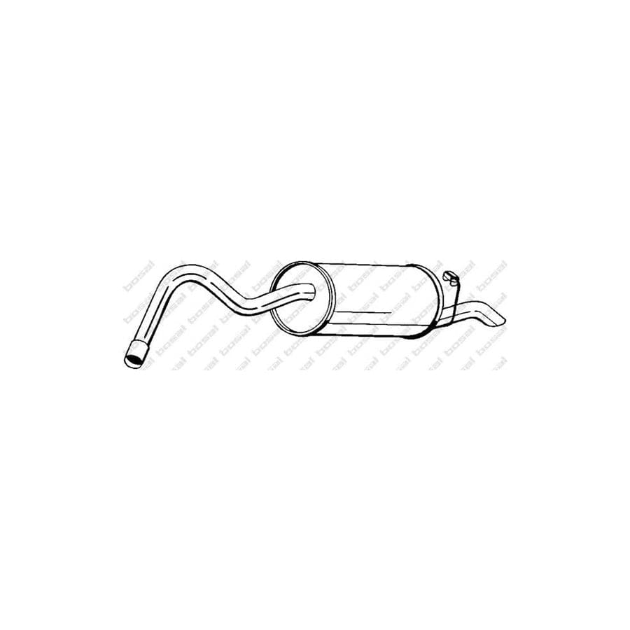 Bosal 154-947 Rear Silencer for Ford Escort