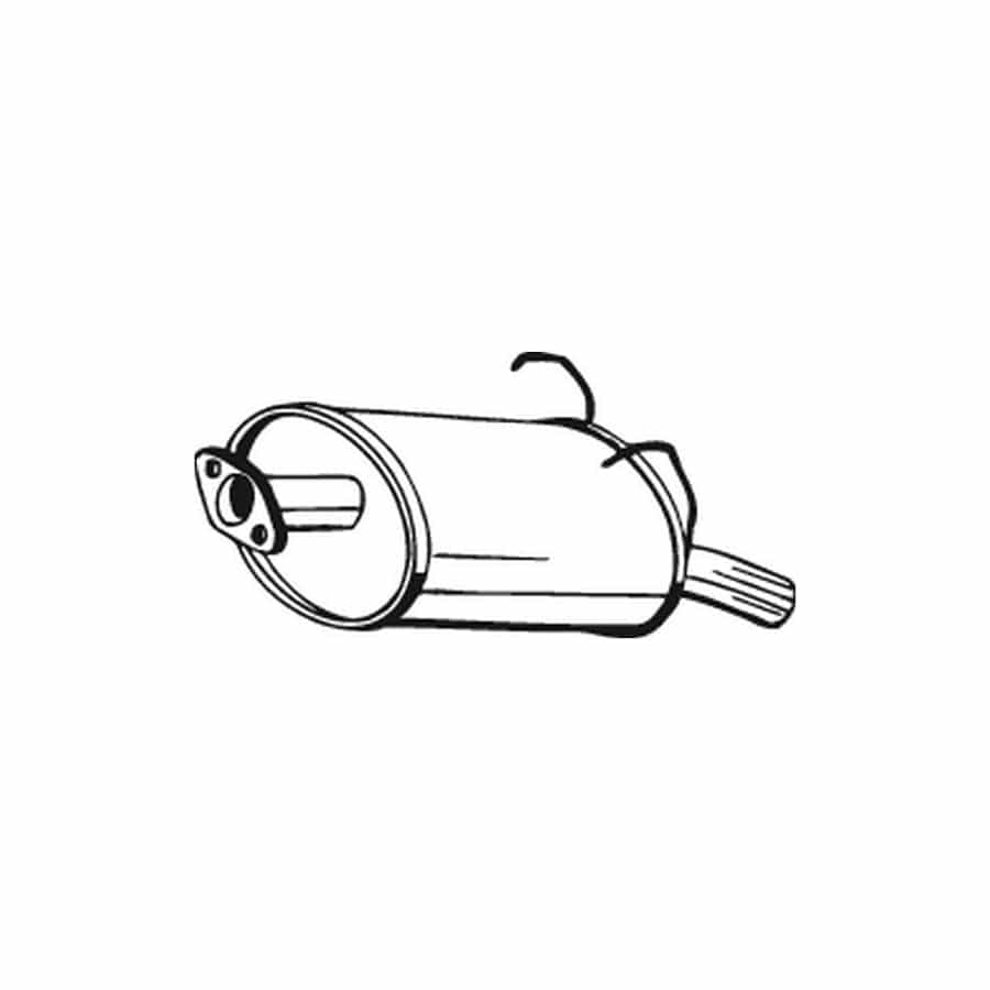 Bosal 163-197 Rear Silencer for Honda Cr-V I (Rd)