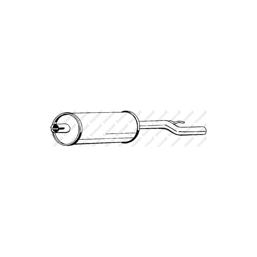 Bosal 168-887 Rear Silencer for Jaguar Xj Saloon