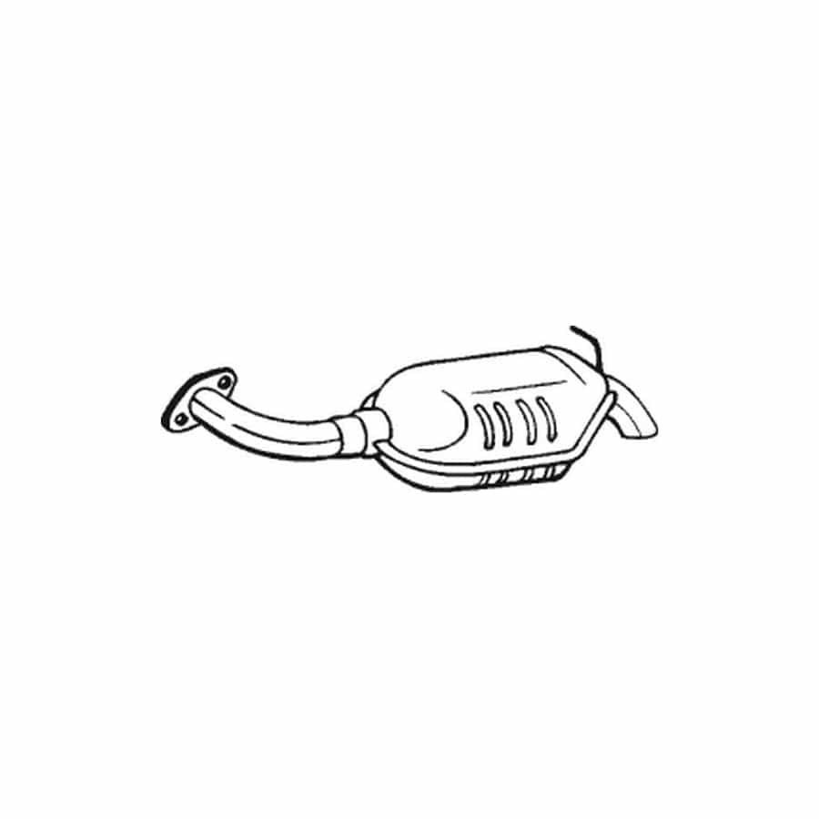 Bosal 171-019 Rear Silencer for Mazda 6