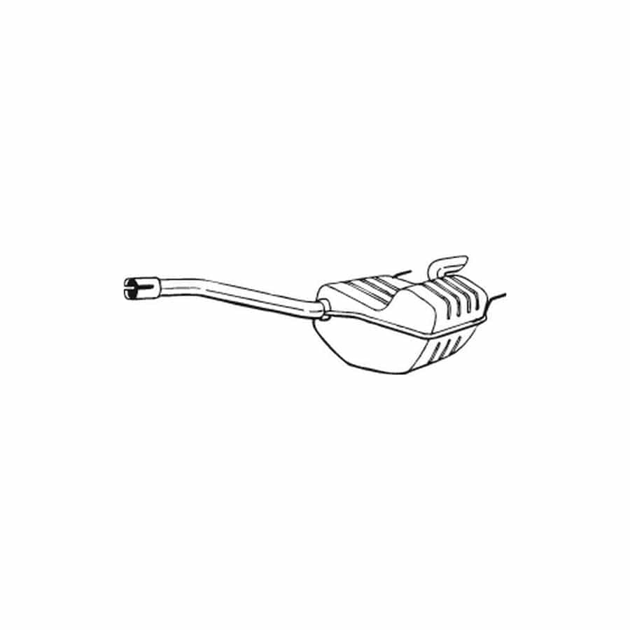 Bosal 175-349 Middle Silencer Suitable for Mercedes-Benz C-Class
