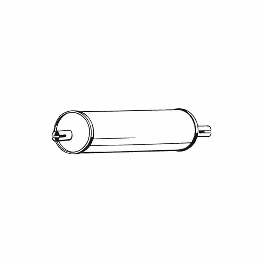 Bosal 176-421 Middle Silencer Suitable for Mercedes-Benz T1 Bus