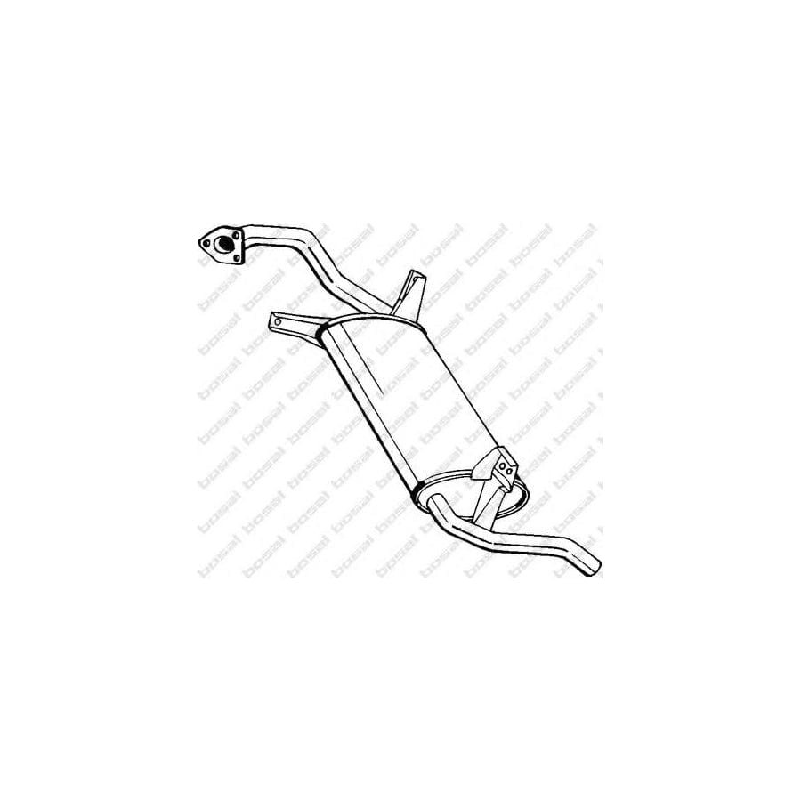 Bosal 177-245 Rear Silencer for Mitsubishi Space Star (Dg_A)