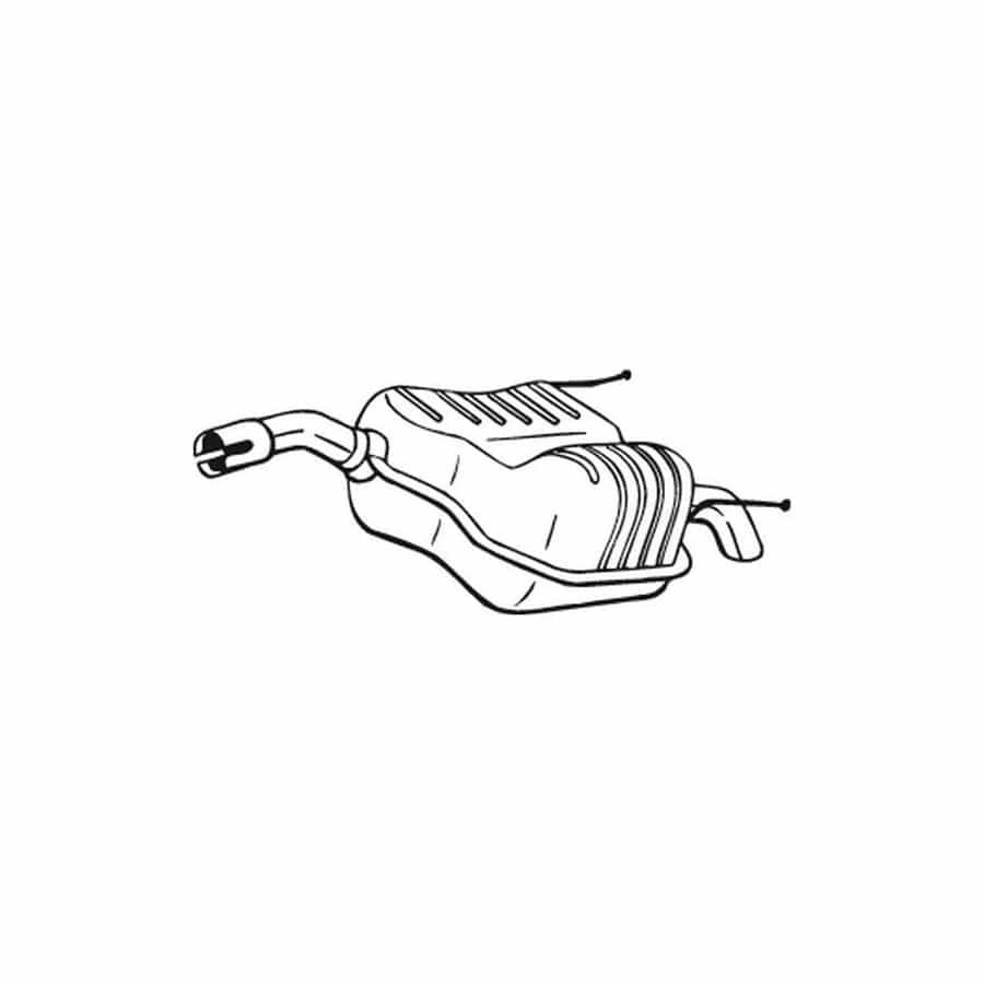 Bosal 185-007 Rear Silencer