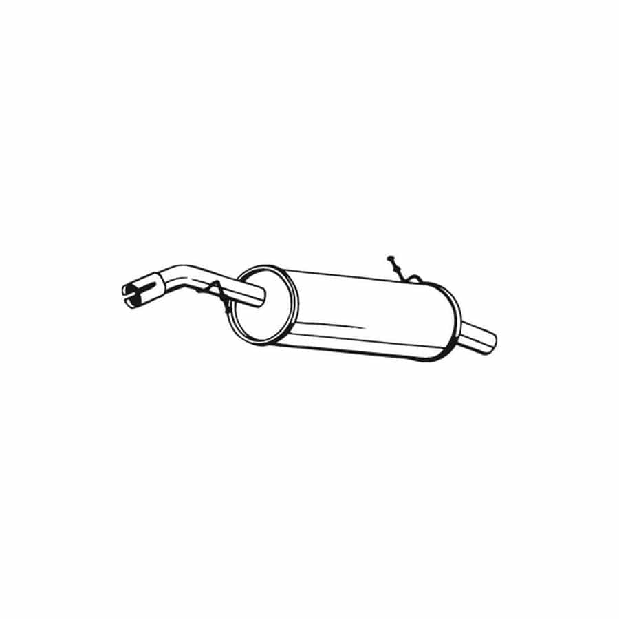 Bosal 190-073 Rear Silencer for Peugeot 207 Hatchback