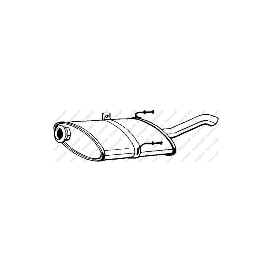 Bosal 190-315 Rear Silencer for Peugeot 406 Estate