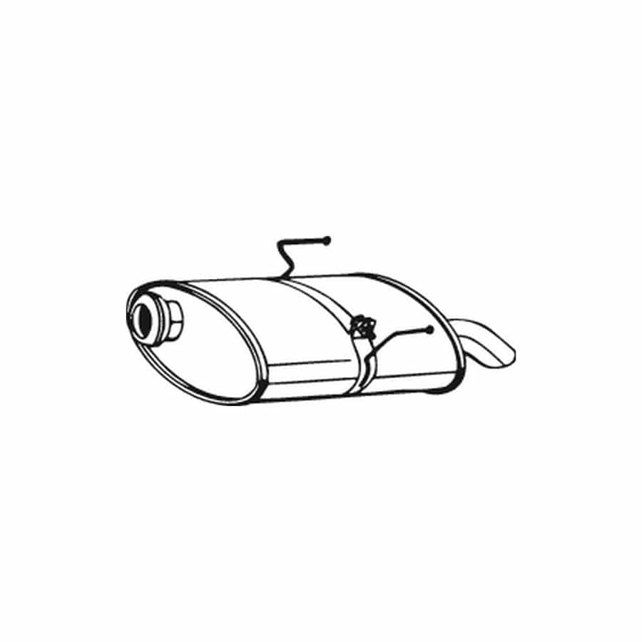 Bosal 190-343 Rear Silencer for Peugeot 406 Saloon