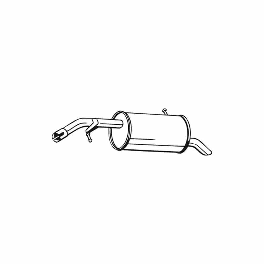 Bosal 190-473 Rear Silencer for Peugeot 208 I Hatchback (Ca_, Cc_)
