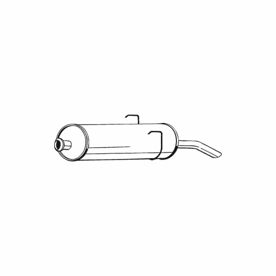 Bosal 190-787 Rear Silencer for Peugeot 405