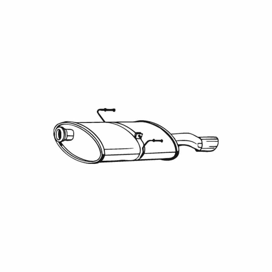 Bosal 190-911 Rear Silencer for Peugeot 406 Saloon