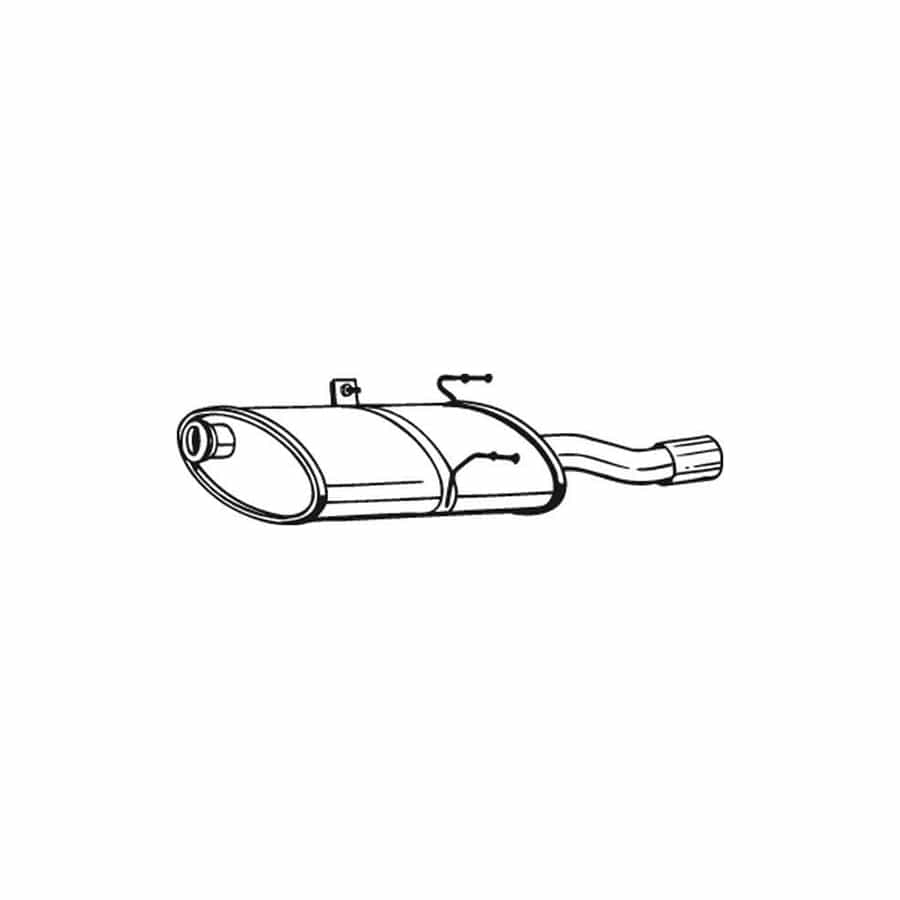 Bosal 190-919 Rear Silencer for Peugeot 406 Estate