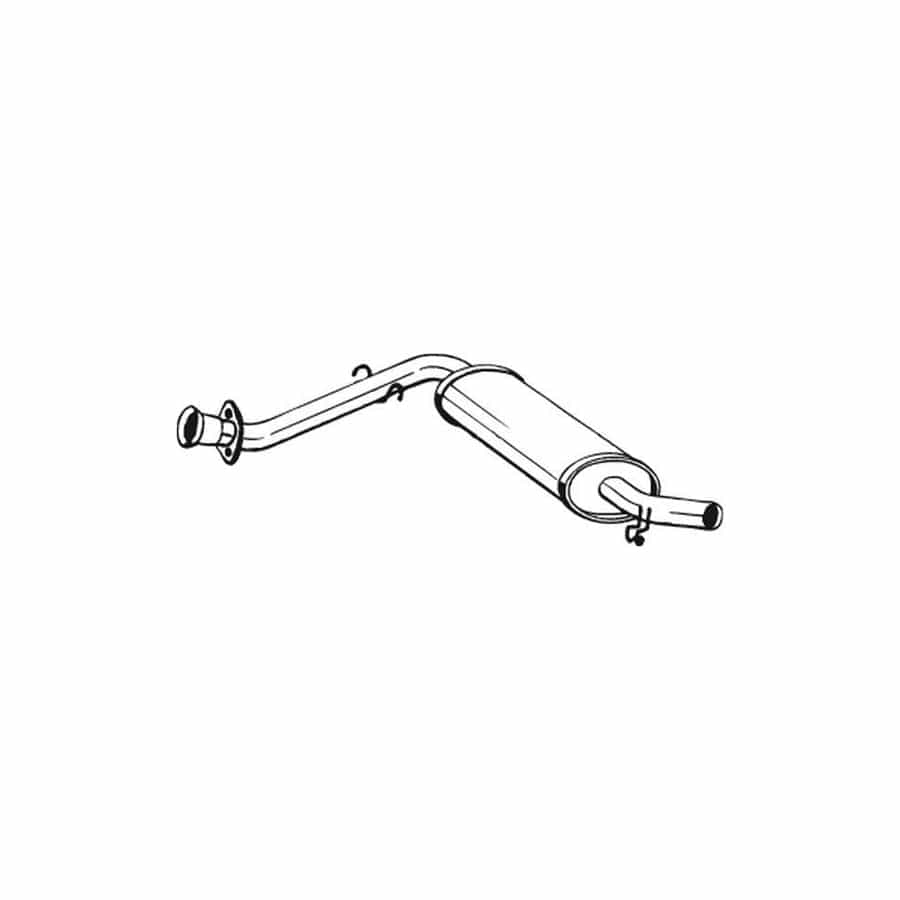 Bosal 200-011 Front Silencer for Renault 25