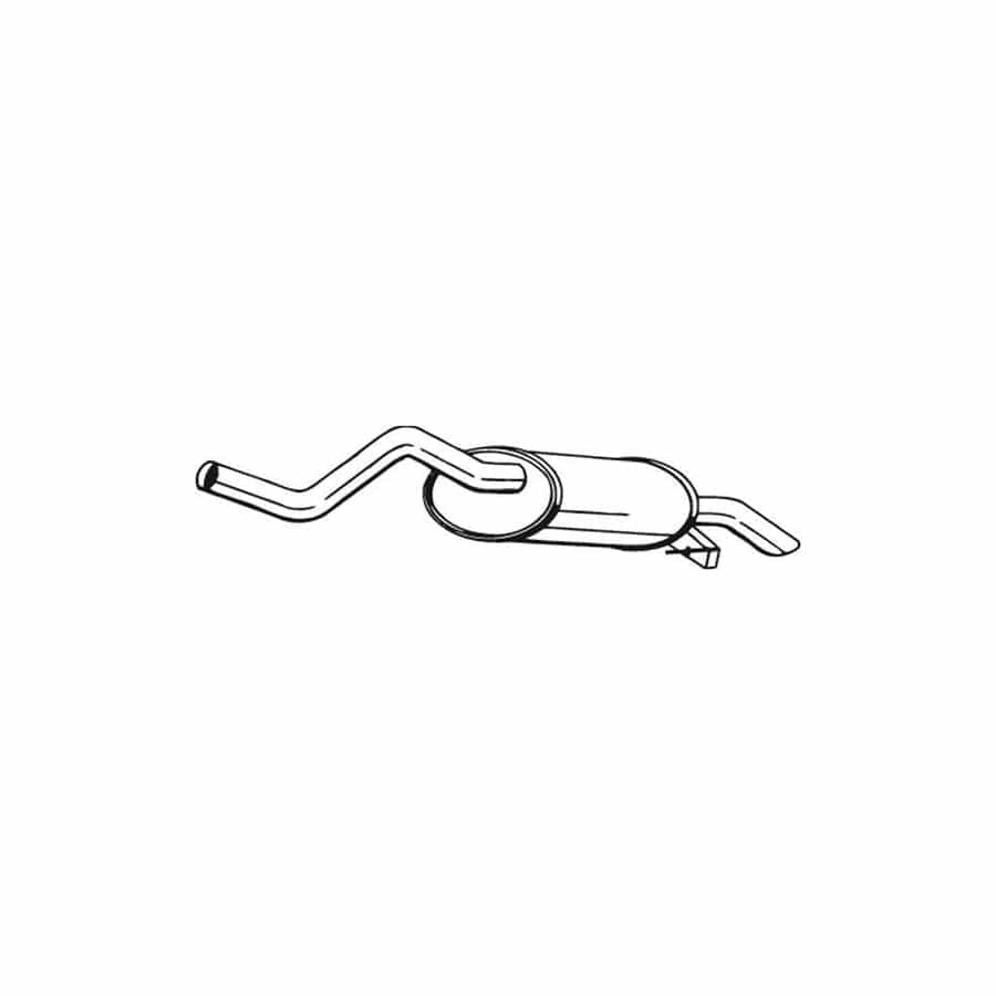 Bosal 200-067 Rear Silencer for Renault Clio