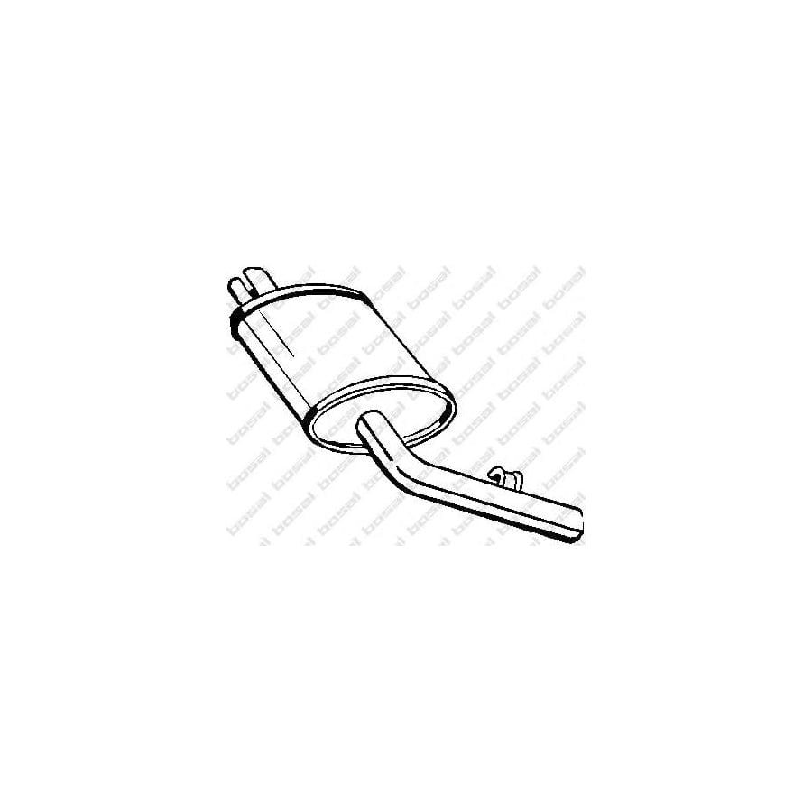 Bosal 200-453 Middle Silencer for Renault Espace