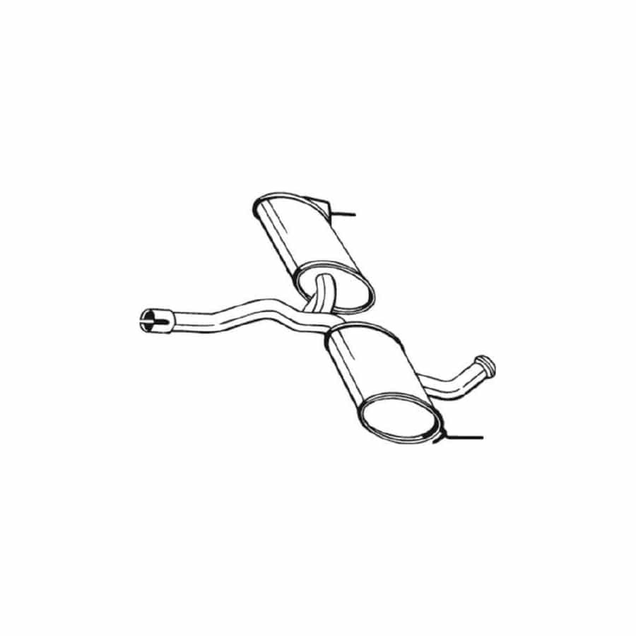 Bosal 200-731 Middle Silencer for Renault Laguna