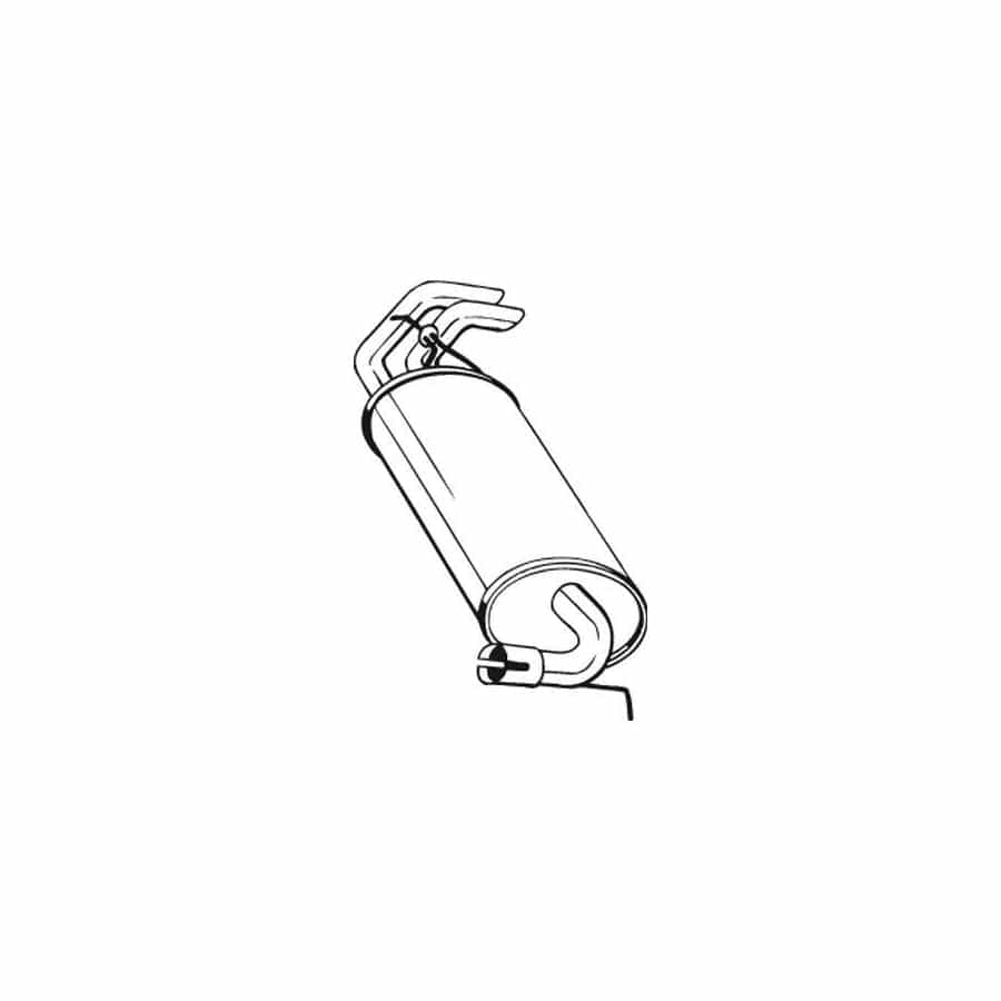Bosal 211-077 Rear Silencer for Land Rover Freelander