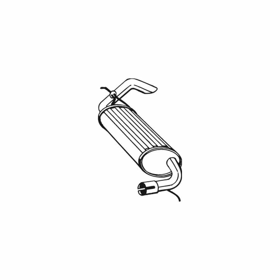 Bosal 211-403 Rear Silencer for Land Rover Freelander