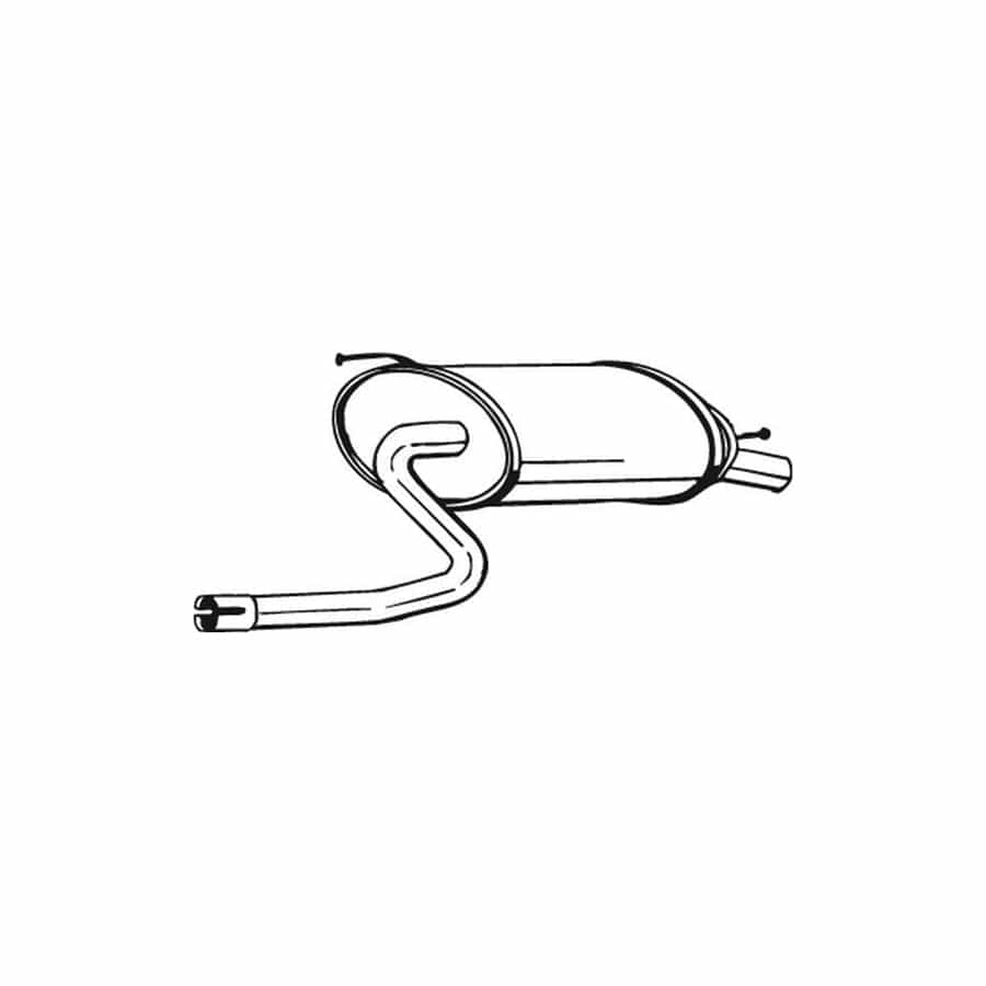 Bosal 219-135 Rear Silencer for Suzuki Baleno I Saloon (Eg)