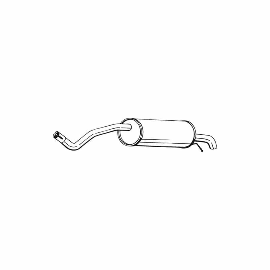 Bosal 220-011 Rear Silencer for Skoda Roomster