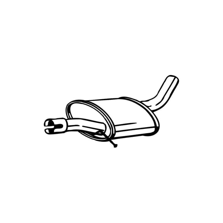 Bosal 220-037 Middle Silencer for Skoda Yeti (5L)