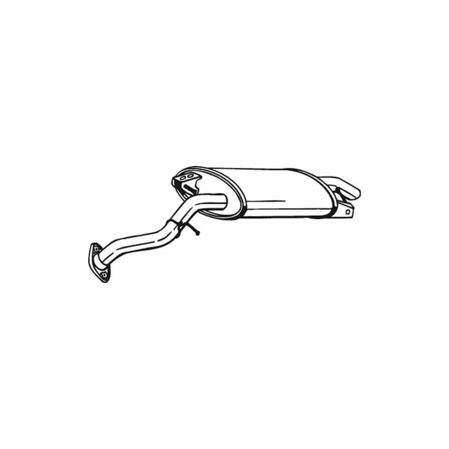 Bosal 228-079 Rear Silencer for Toyota Corolla Verso (Ar10)