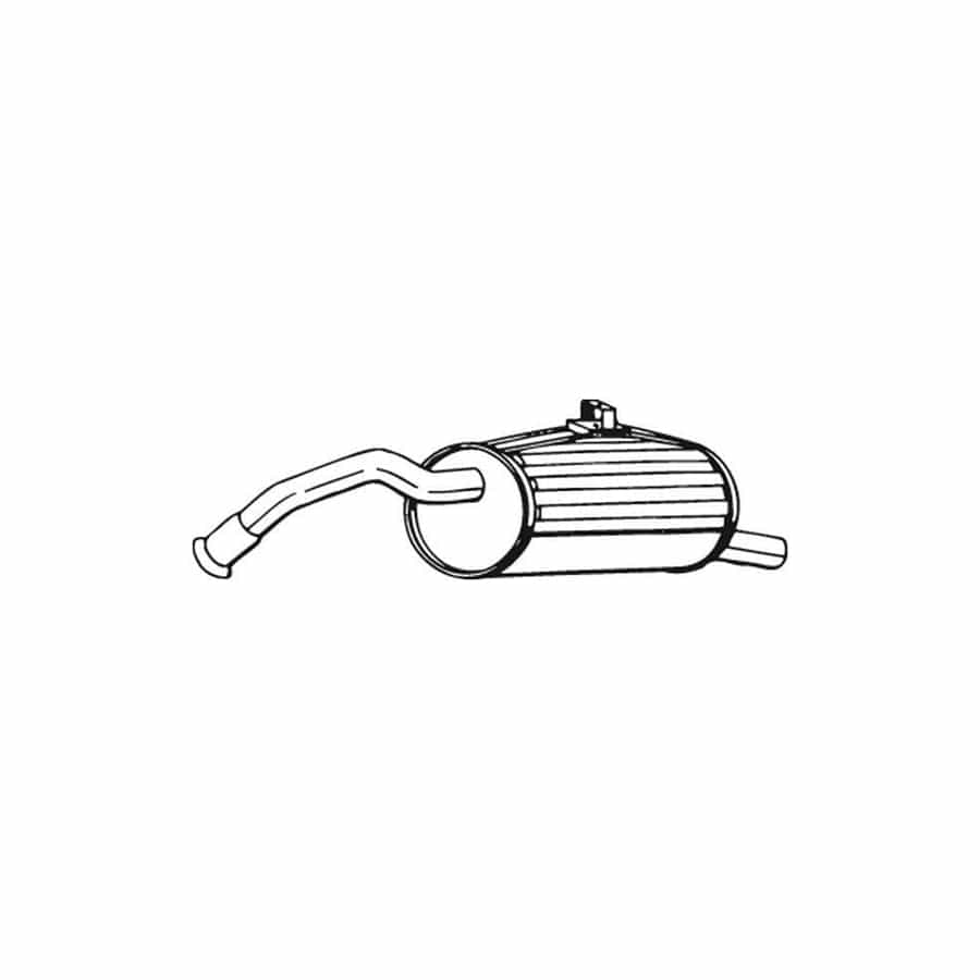 Bosal 228-205 Rear Silencer for Toyota Starlet V Hatchback (P90)