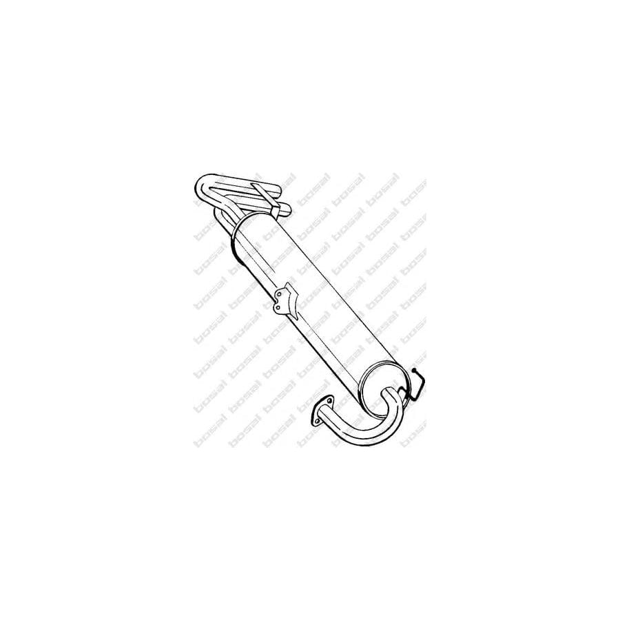 Bosal 228-261 Middle Silencer for Toyota Mr2 I Coupe (W10)