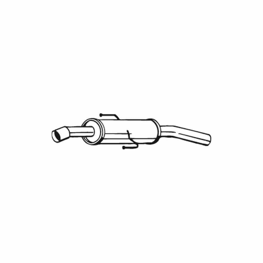 Bosal 228-465 Middle Silencer for Toyota Corolla