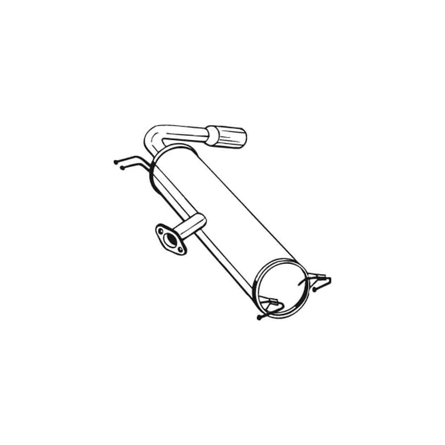 Bosal 228-487 Rear Silencer for Toyota Rav4 II Off-Road (Xa20)