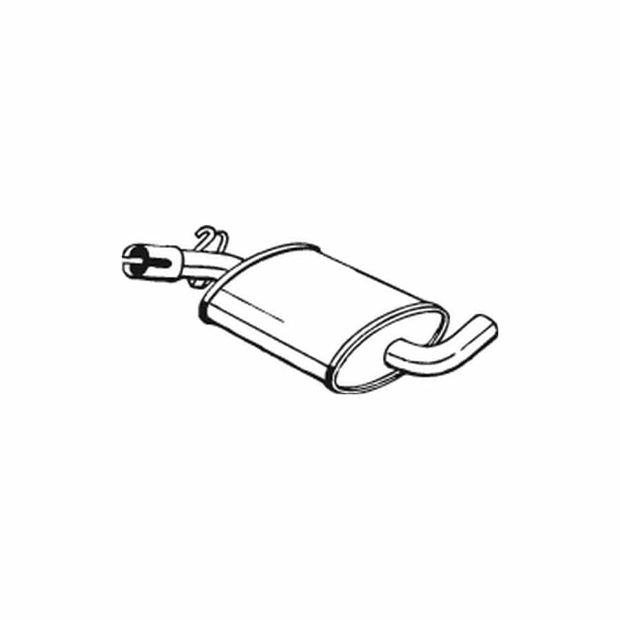 Bosal 233-421 Middle Silencer