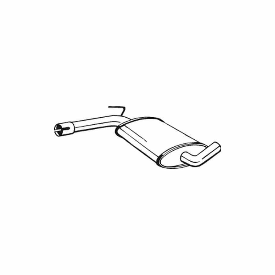 Bosal 233-491 Middle Silencer for VW Passat