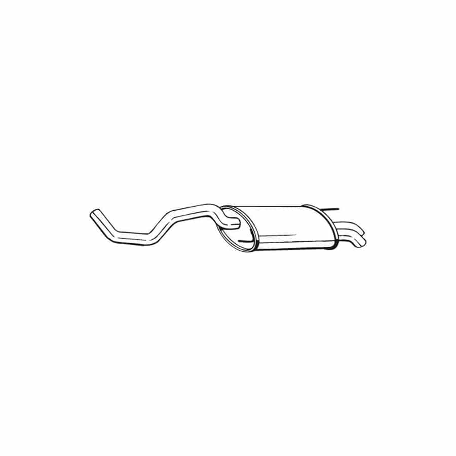 Bosal 233-537 Rear Silencer for VW Polo