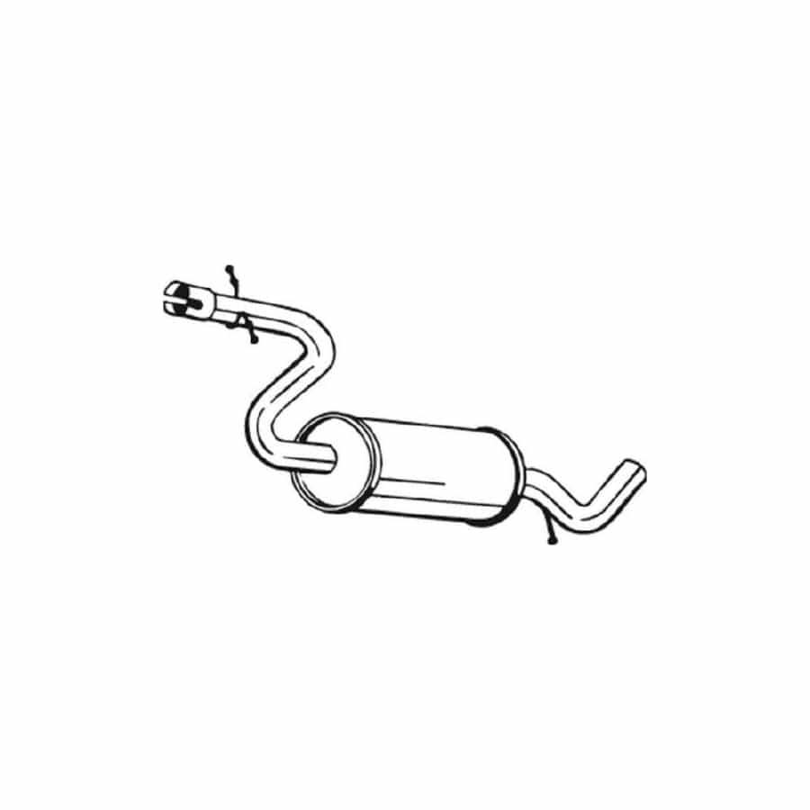 Bosal 233-609 Middle Silencer for VW Touran I (1T1, 1T2)