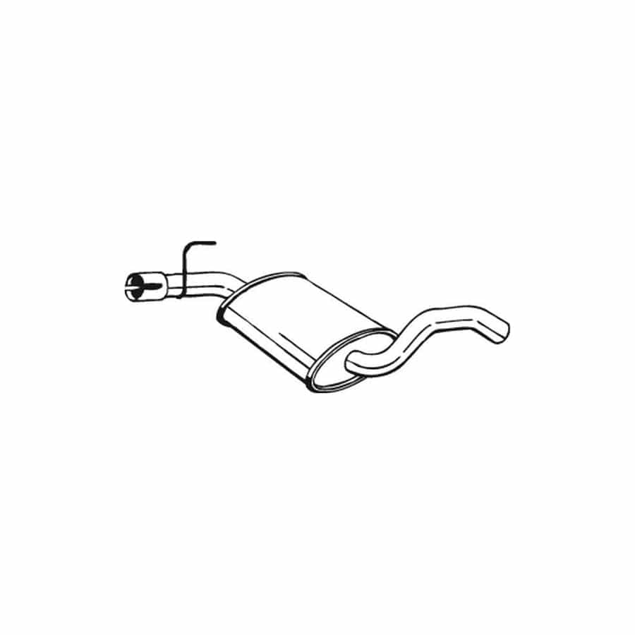 Bosal 233-693 Middle Silencer