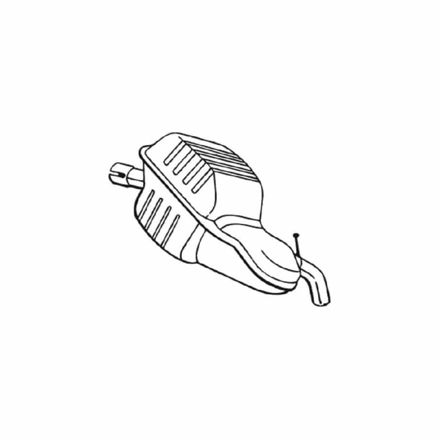 Bosal 235-001 Rear Silencer for Volvo S80 I (Ts, 184)