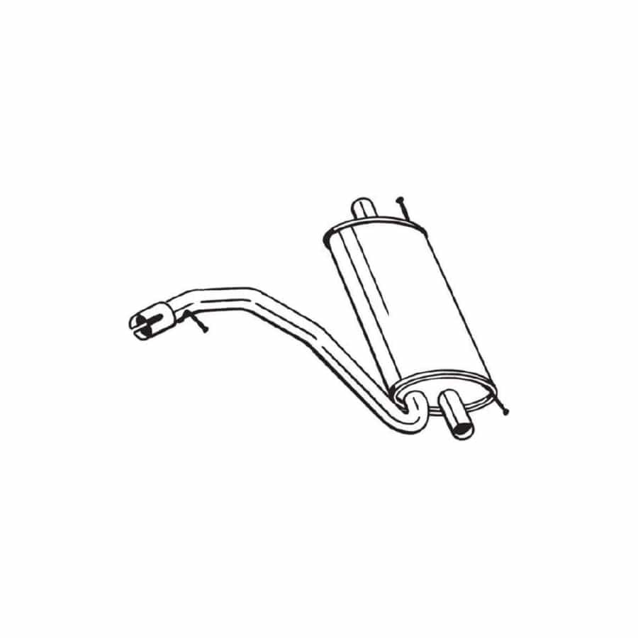 Bosal 235-059 Rear Silencer for Volvo Xc60 I (156)