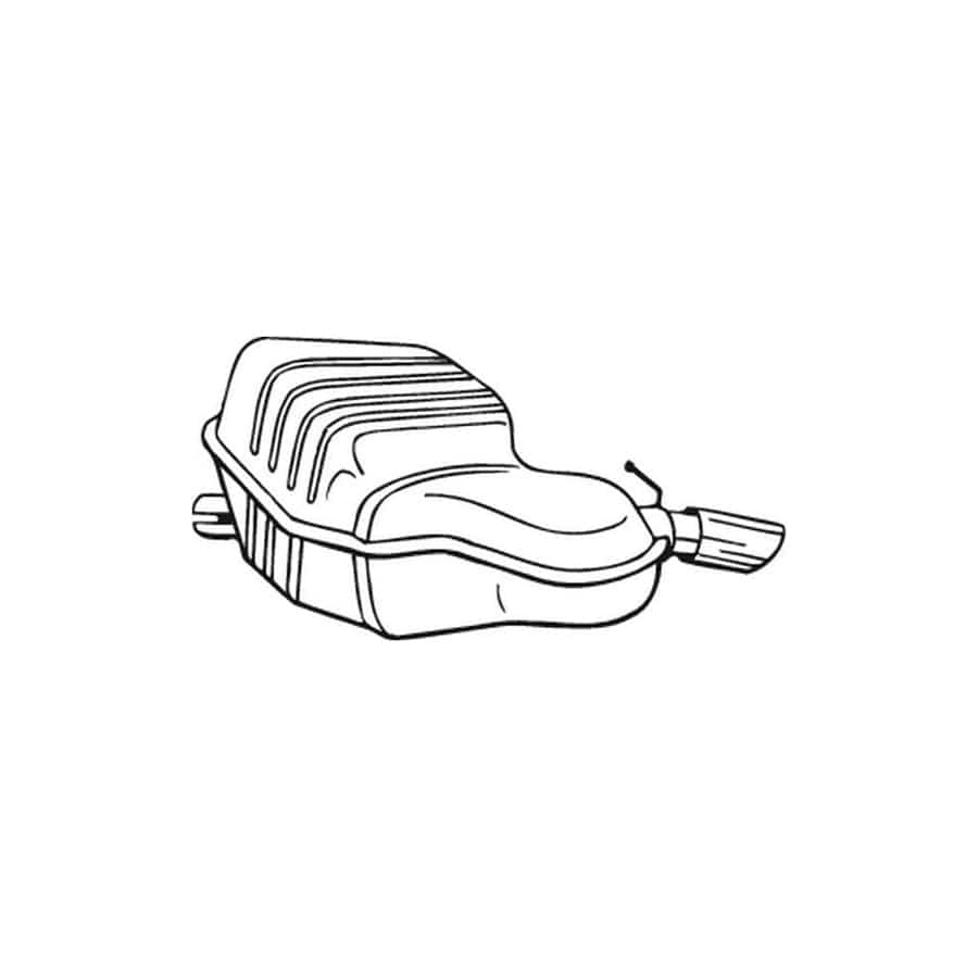 Bosal 235-149 Rear Silencer for Volvo S60 I (P24, 384)
