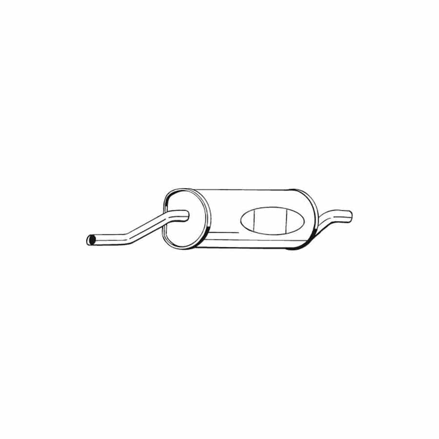 Bosal 247-893 Rear Silencer for BMW 5 Saloon (E28)
