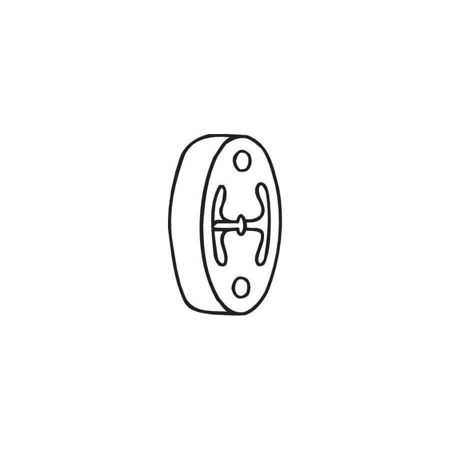 Bosal 255-820 Rubber Strip, Exhaust System