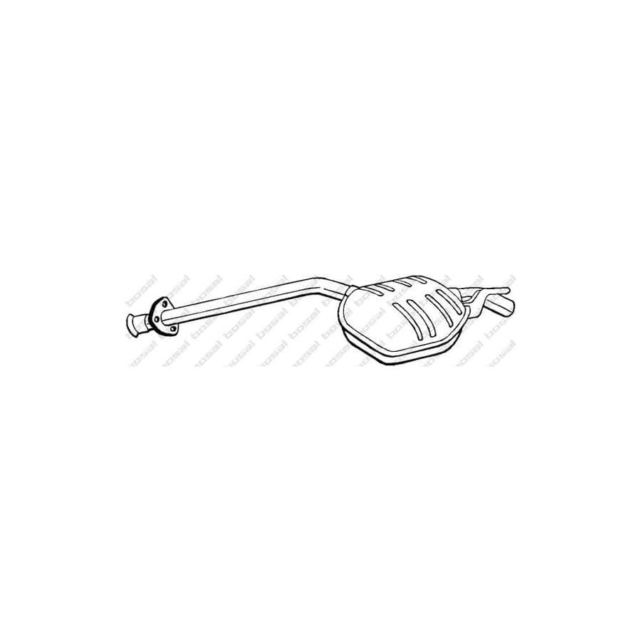 Bosal 278-227 Middle Silencer