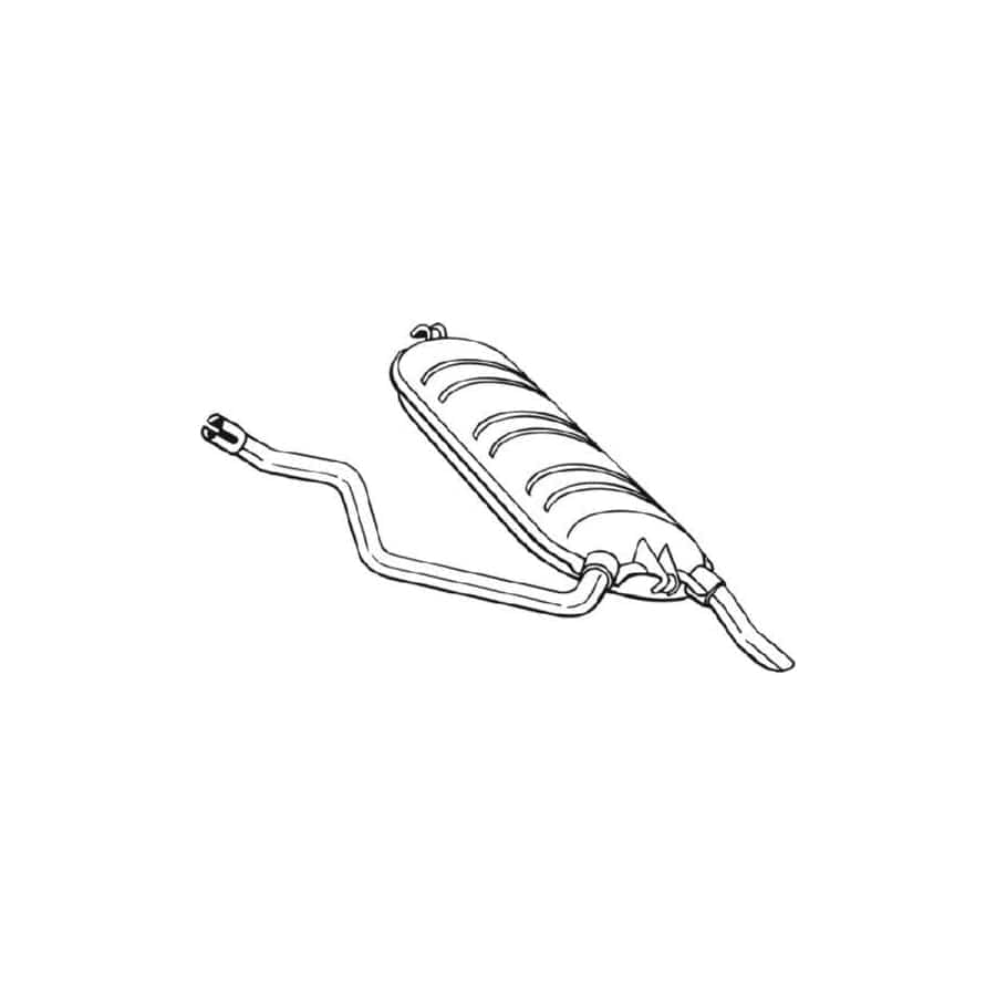 Bosal 278-239 Rear Silencer Suitable for Mercedes-Benz W124 Estate (S124)