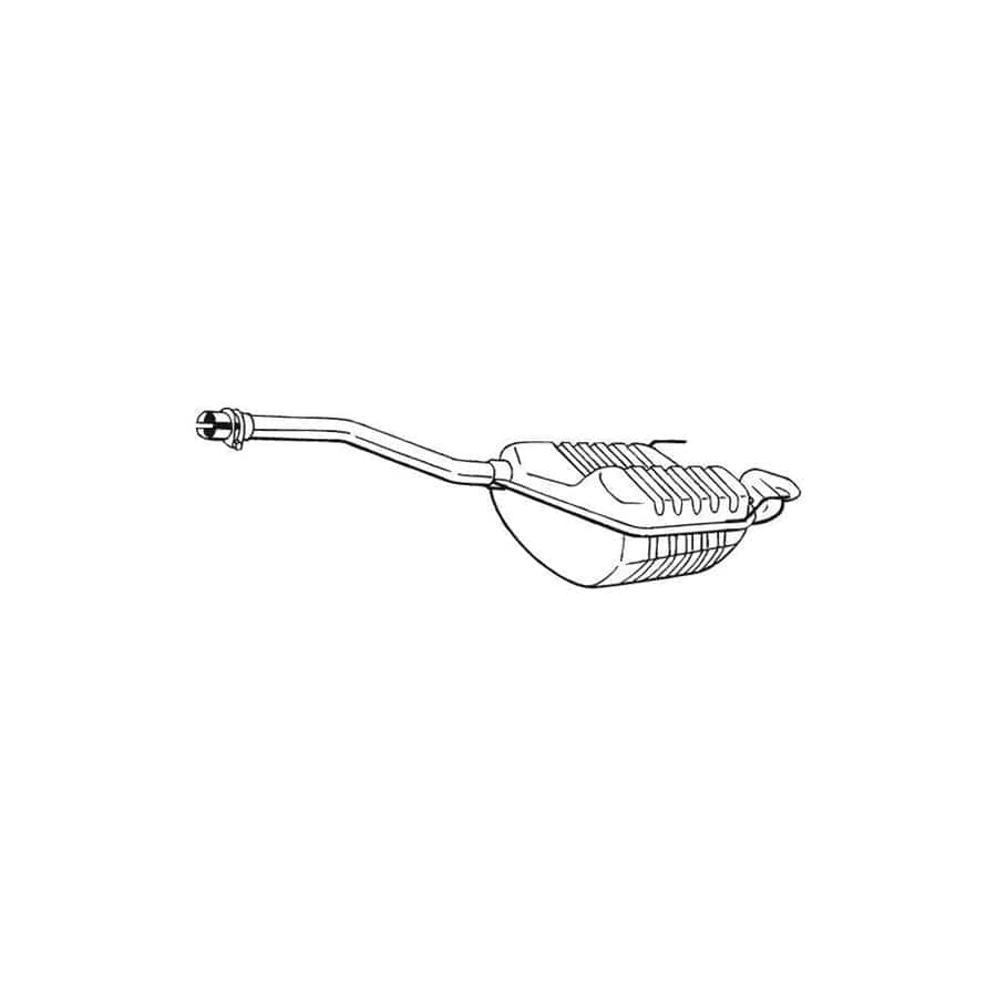 Bosal 278-397 Rear Silencer Suitable for Mercedes-Benz C-Class