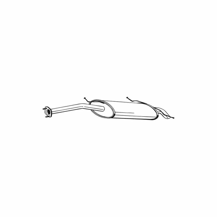 Bosal 278-401 Rear Silencer for Mazda 626