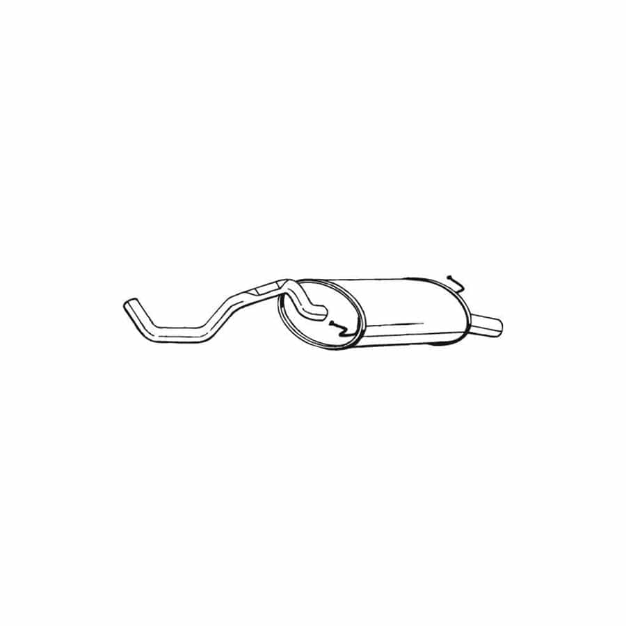 Bosal 278-463 Rear Silencer for Seat Ibiza II (6K1)