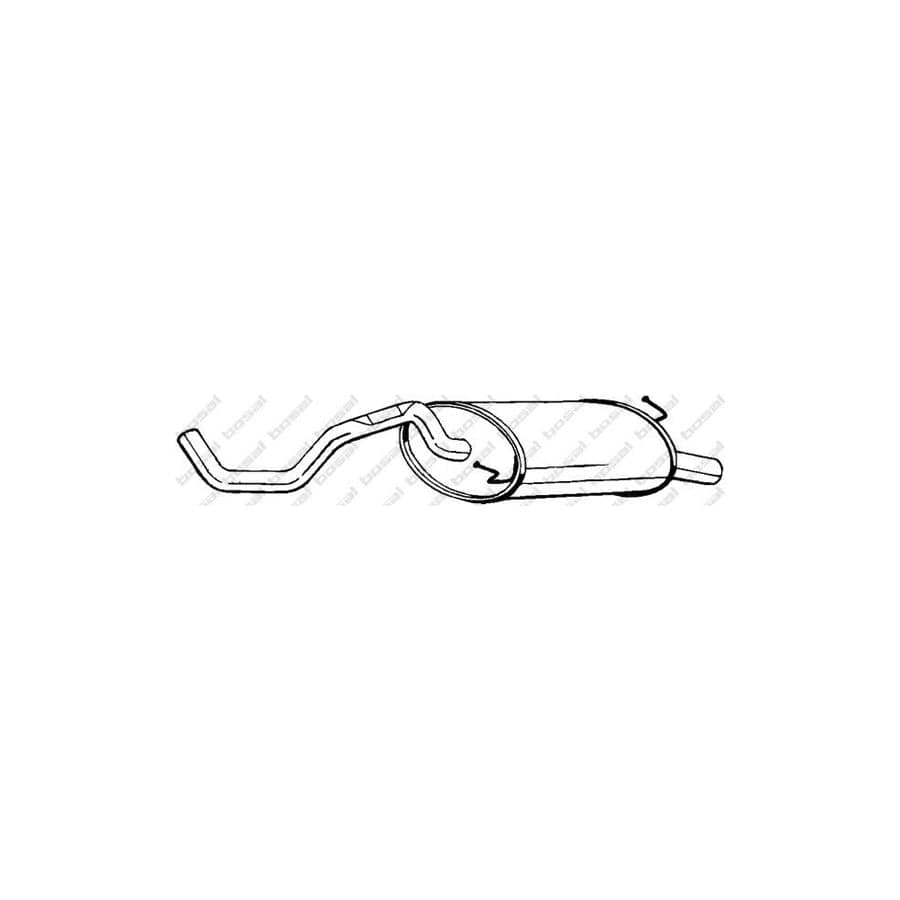 Bosal 278-473 Rear Silencer for Seat Ibiza II (6K1)