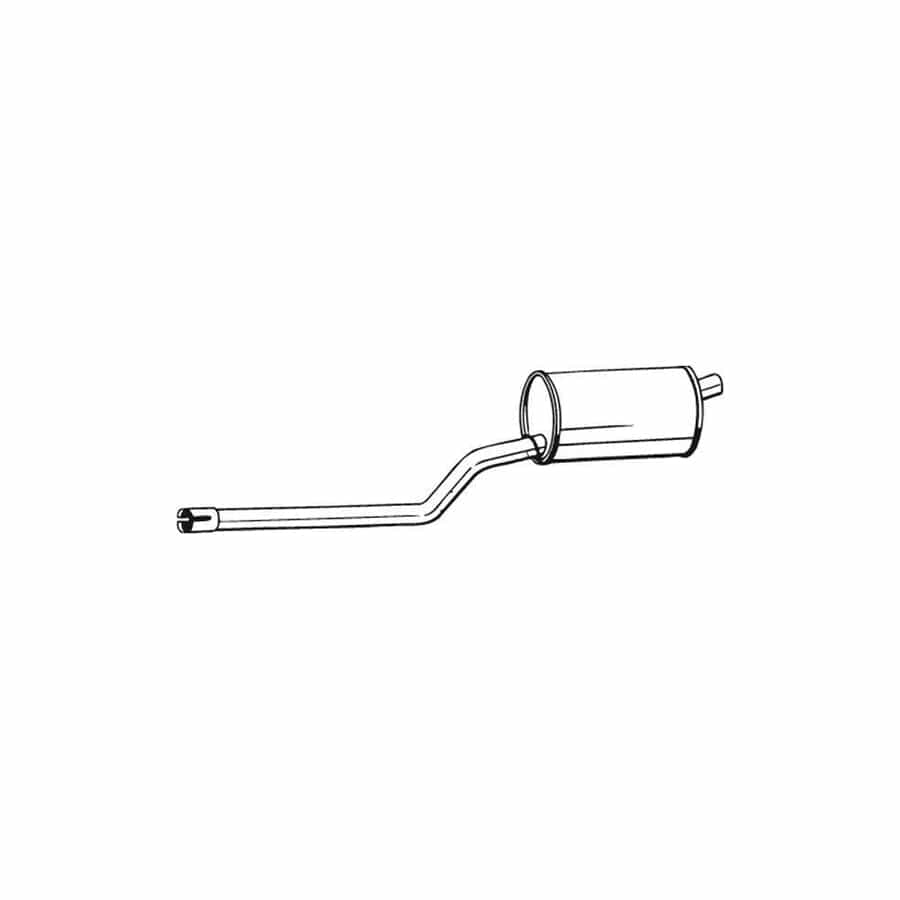 Bosal 278-501 Middle Silencer for Fiat Fiorino