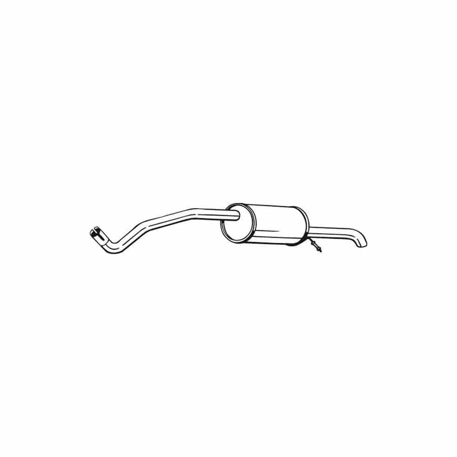 Bosal 278-617 Rear Silencer for Skoda Roomster