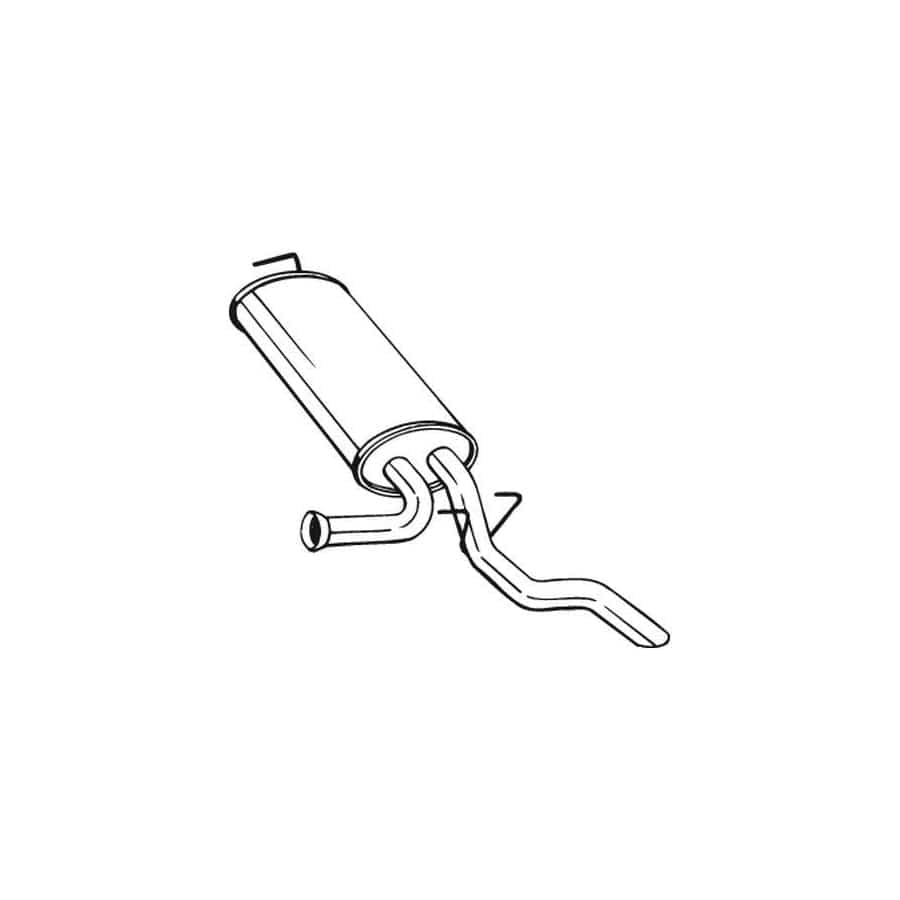 Bosal 278-651 Rear Silencer