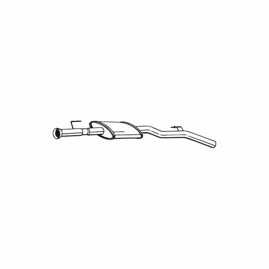 Bosal 278-667 Middle Silencer for Renault Clio II Hatchback (Bb, Cb)