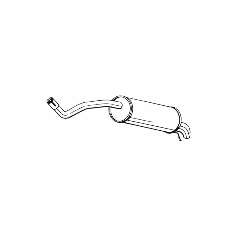 Bosal 278-717 Rear Silencer for Skoda Roomster